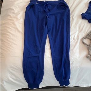 FIGS royal blue scrubs